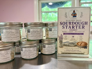Gluten-free sourdough starter hero product photo