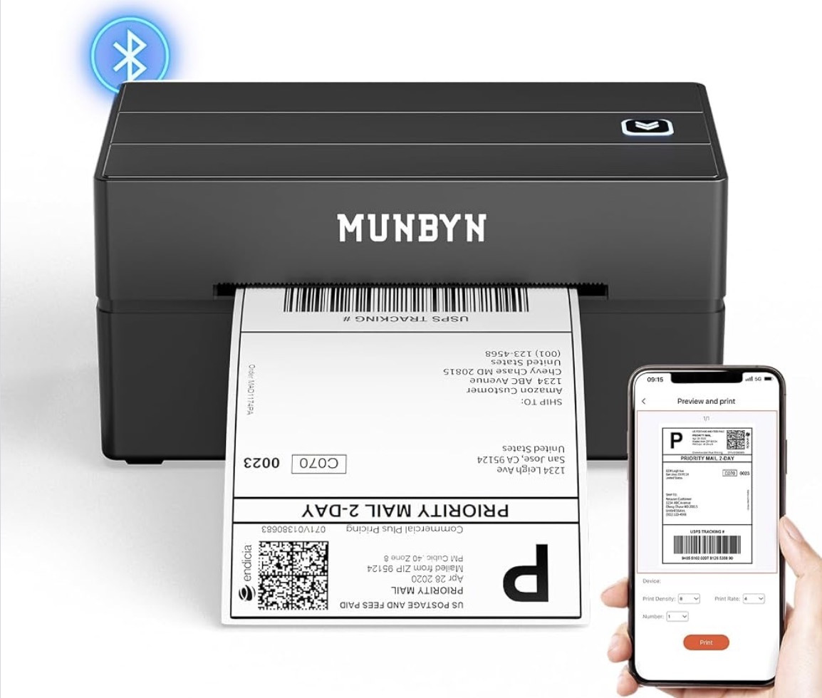 label example photo